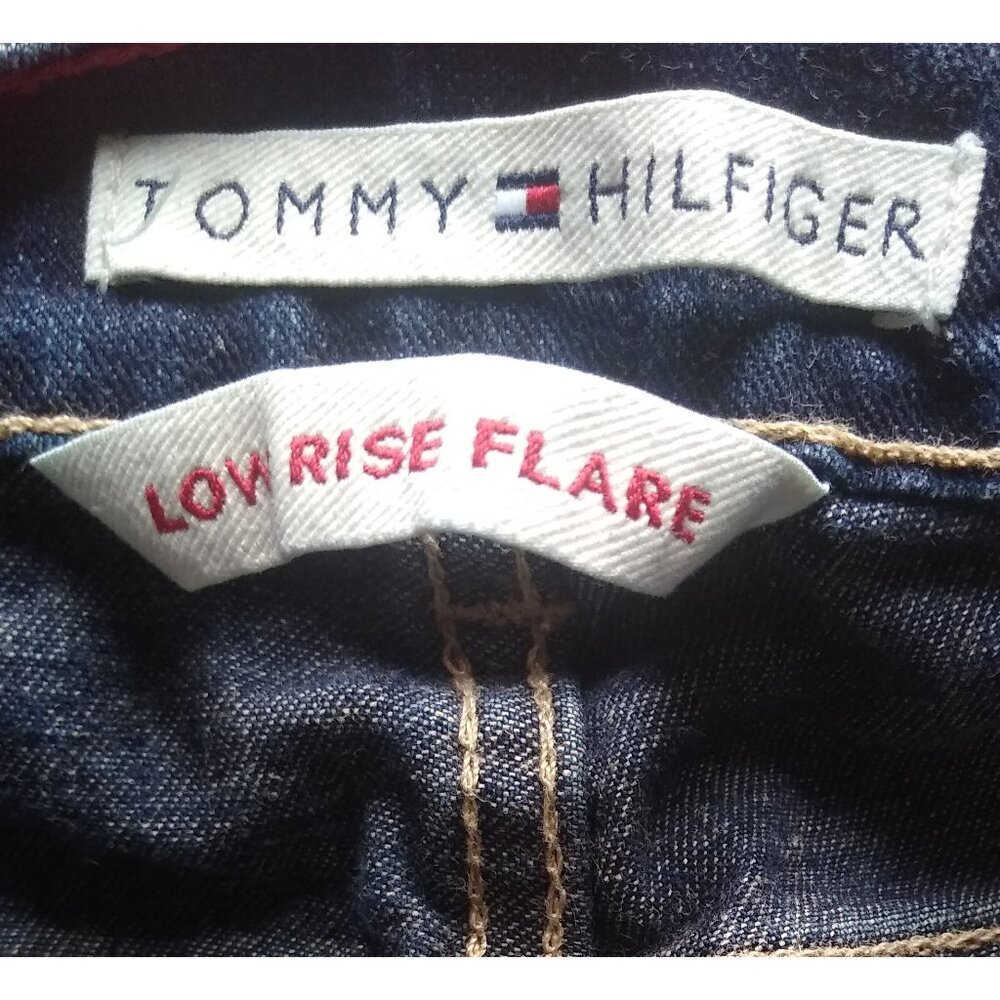 Tommy Hilfiger Womens Flare Jeans Size 10 Regular Light Blue Wash Cotton Vintage - Picture 3 of 4